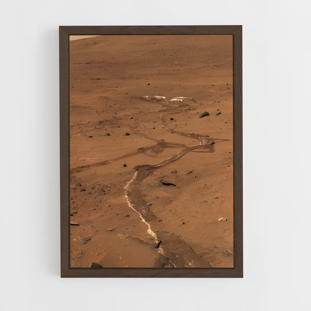 Poster Curiosity sur Mars – affiche Système solaire (vue 5)